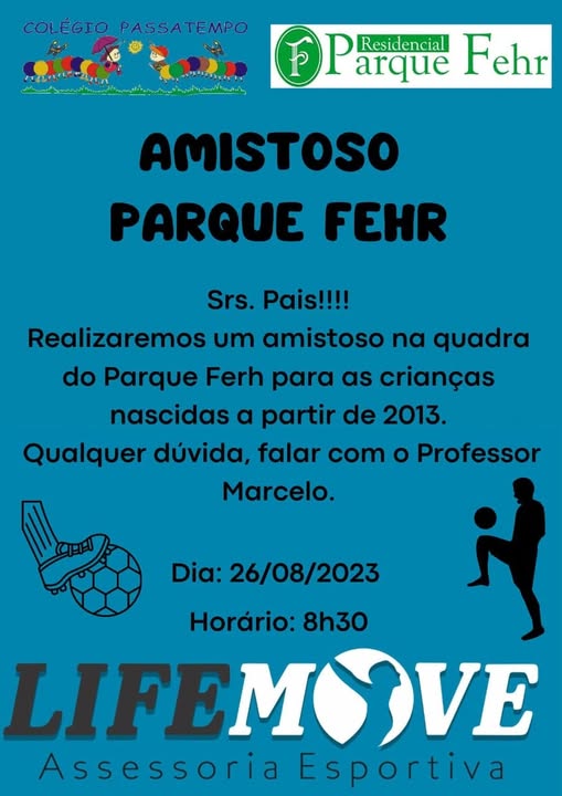 Amistoso do time do Parque Fehr no dia 26/08 - foto 1